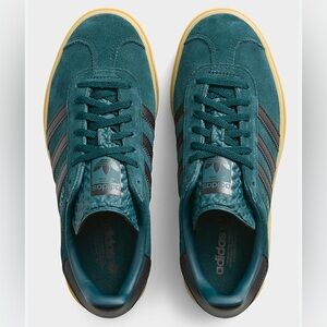 Adidas Originals Gazelle Bold Platform Sneakers Forest Green Women’s US 8.5